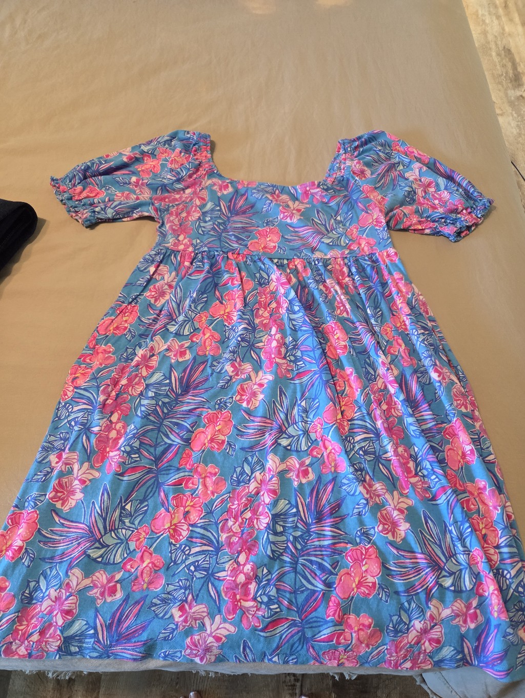 Lilly Pulitzer Blue And Pink Knit Dress